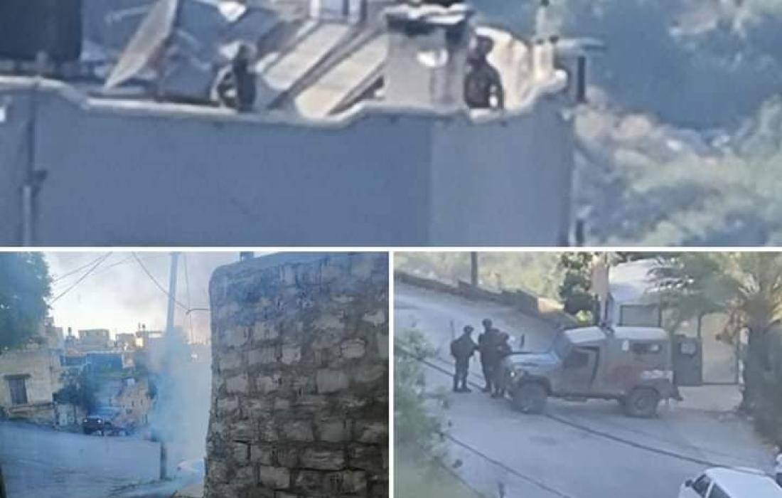 الاحتلال يعتلي أسطح المنازل في بلدة بلعا
