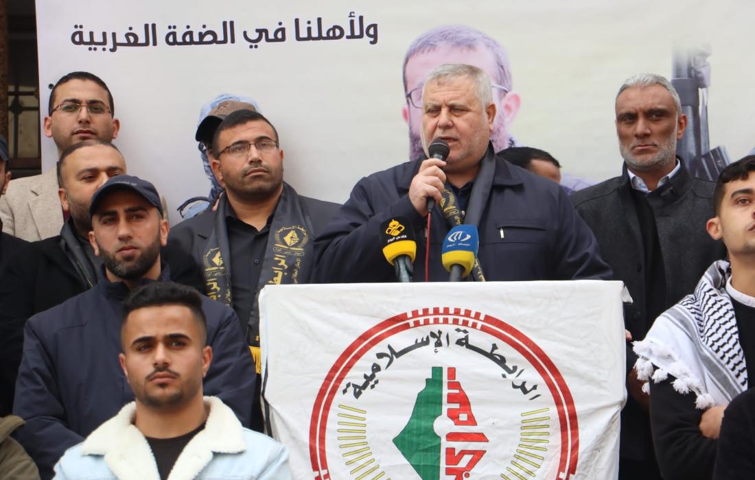 القيادي خالد البطش رئيس دائرة العلاقات الوطنية بحركة الجهاد الإسلامي