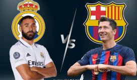 بث مباشر مباراة الكلاسيكو برشلونة وريال مدريد يلاشوت