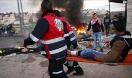 9 إصابات بالرصاص إحداها خطيرة في مواجهات واسعة مع الاحتلال في الضفة