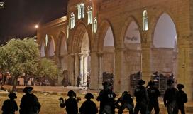 القوات الاسرائيلية تقتحم باحات المسجد الأقصى اليوم 2023