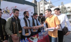 الرابطة الإسلامية تستقبل طلبة الثانوية العامة في مدينة غزة
