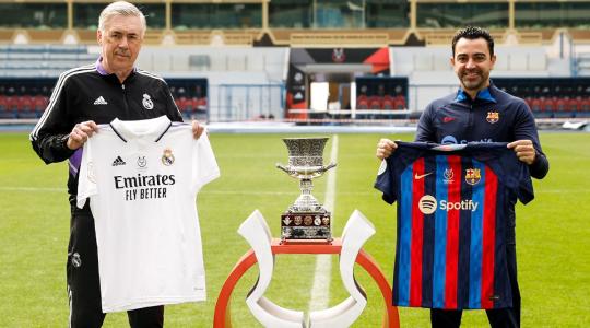 تشكيل برشلونة وريال مدريد الرسمية في الكلاسيكو نهائي كاس السوبر الاسباني 2023