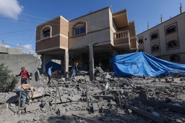 آثار العدوان على غزة